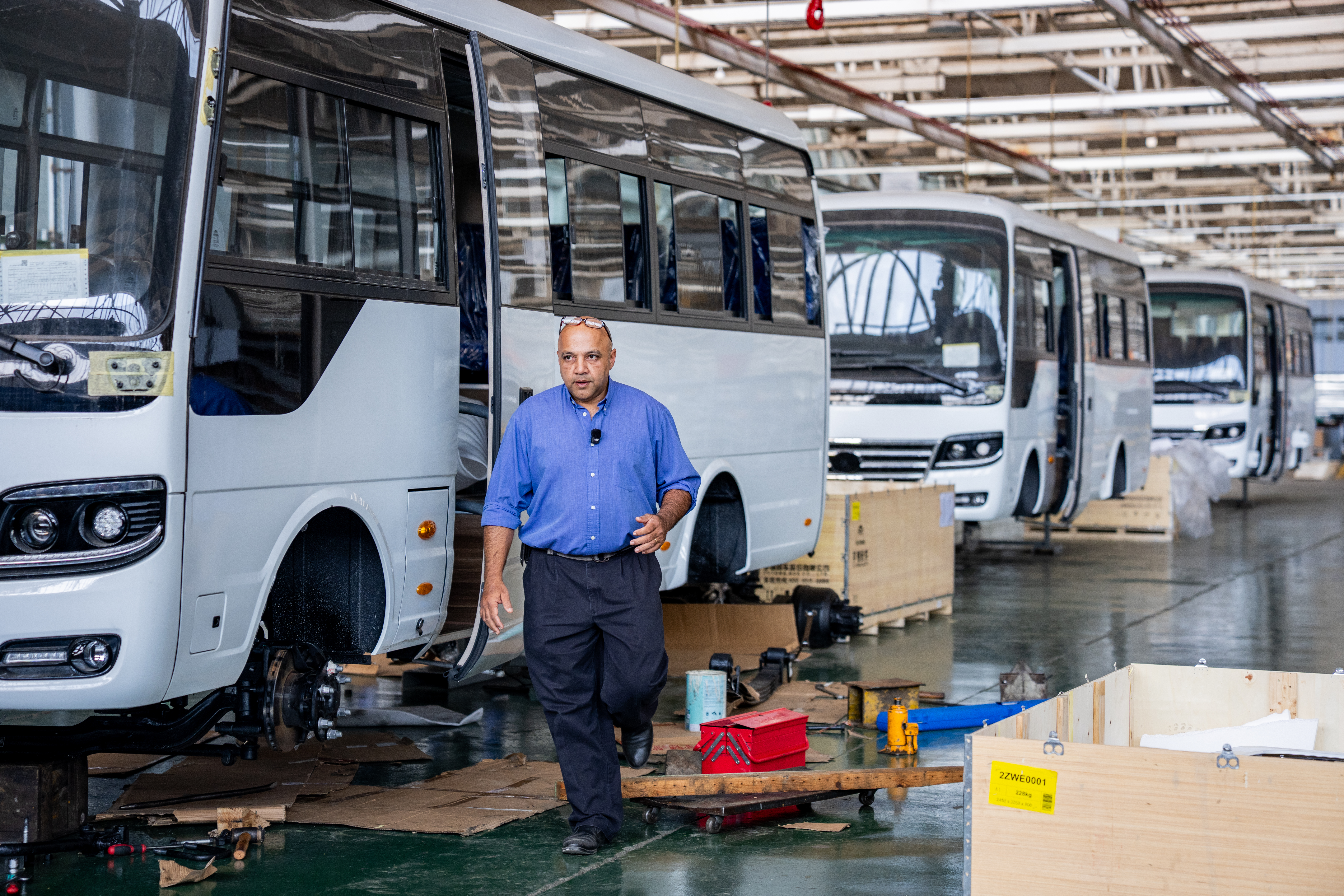 Yutong D7 being assembled at QMM Mutare