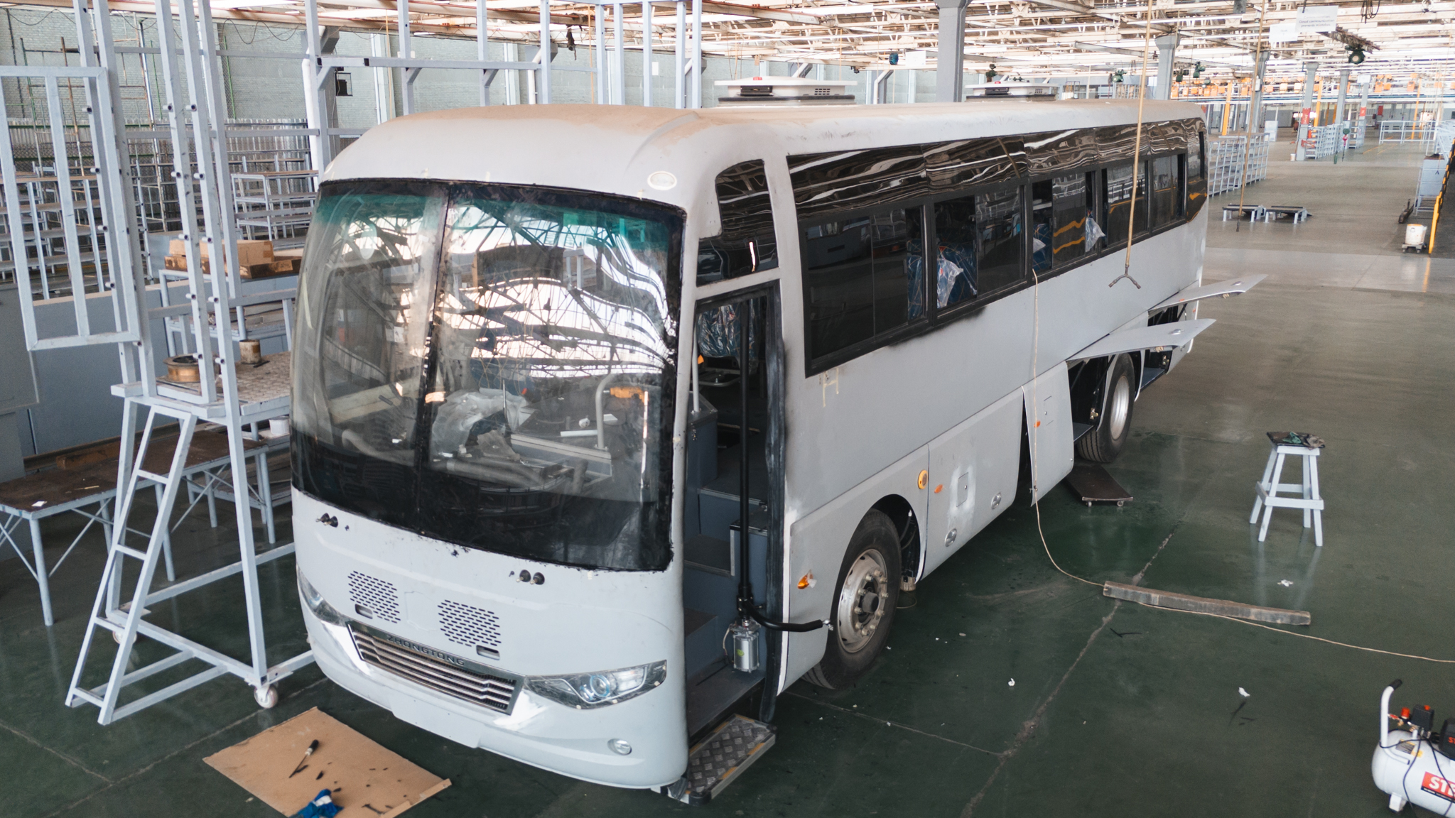 Yutong D7 final inspection at QMM Mutare